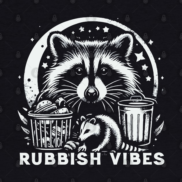 Rubbish Vibes Possum Raccoon by Trendsdk